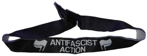 Stoffarmband: Antifascist Action