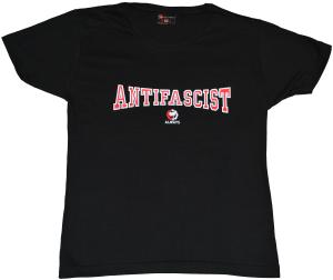 tailliertes T-Shirt: Antifascist Always