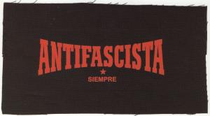 Aufnäher: Antifascista siempre