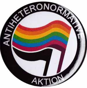 25mm Magnet-Button: Antiheteronormative Aktion