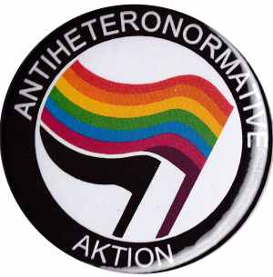 37mm Magnet-Button: Antiheteronormative Aktion