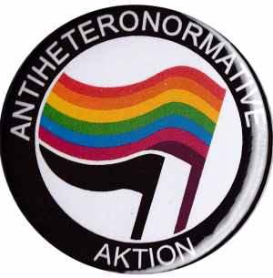 50mm Magnet-Button: Antiheteronormative Aktion