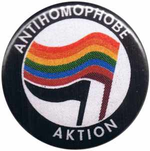 25mm Button: Antihomophobe Aktion