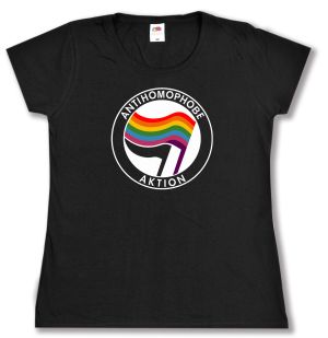 tailliertes T-Shirt: Antihomophobe Aktion