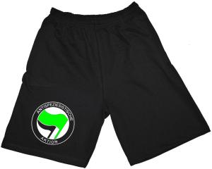 Shorts: Antispeziesistische Aktion (grün/schwarz)