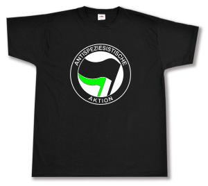 T-Shirt: Antispeziesistische Aktion (schwarz/grün)