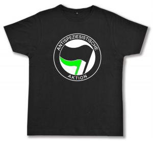 Fairtrade T-Shirt: Antispeziesistische Aktion (schwarz/grün)