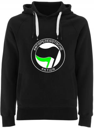 Fairtrade Pullover: Antispeziesistische Aktion (schwarz/grün)