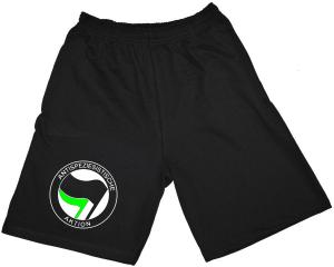Shorts: Antispeziesistische Aktion (schwarz/grün)