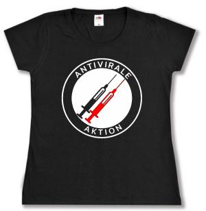 tailliertes T-Shirt: Antivirale Aktion - Spritzen