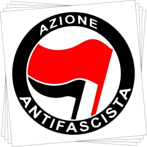 Aufkleber-Paket: Azione Antifascista (italienisch)