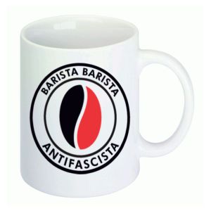 Tasse: Barista Barista Antifascista (Bohne)