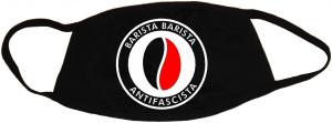 Mundmaske: Barista Barista Antifascista (Bohne)