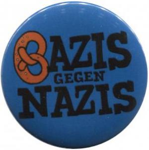 25mm Magnet-Button: Bazis gegen Nazis