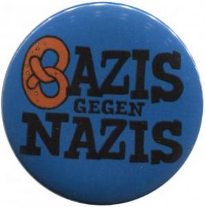 37mm Button: Bazis gegen Nazis