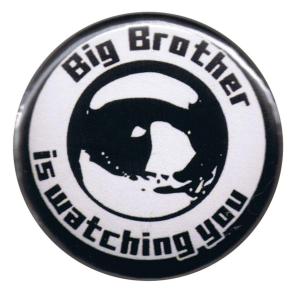 50mm Button: Big Brother is watching you