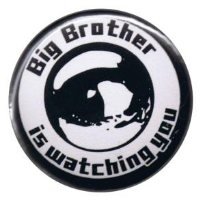 50mm Magnet-Button: Big Brother is watching you
