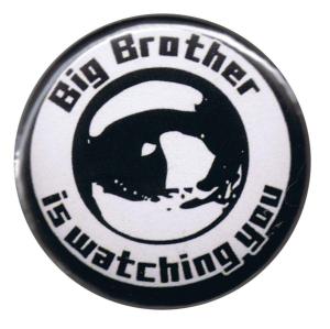 37mm Magnet-Button: Big Brother is watching you