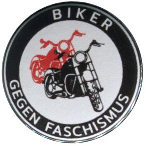 50mm Button: Biker gegen Faschismus