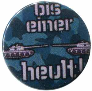 50mm Magnet-Button: Bis einer heult!