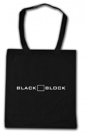 Baumwoll-Tragetasche: Black Block