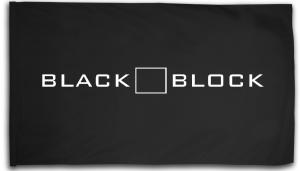 Fahne / Flagge (ca. 150x100cm): Black Block