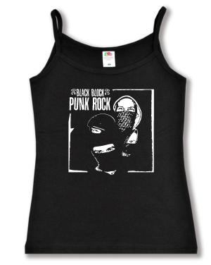Trägershirt: Black Block Punk Rock
