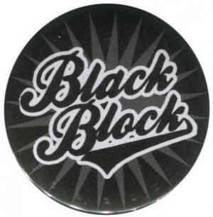 37mm Button: black block (schwarz)
