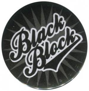 50mm Button: black block (schwarz)