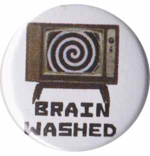 25mm Button: Brain washed