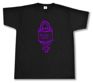 T-Shirt: Break free (lila)