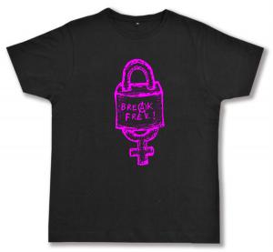 Fairtrade T-Shirt: Break free (pink)