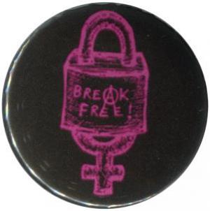 37mm Magnet-Button: Break free (pink)