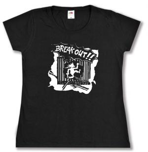 tailliertes T-Shirt: Break out!!