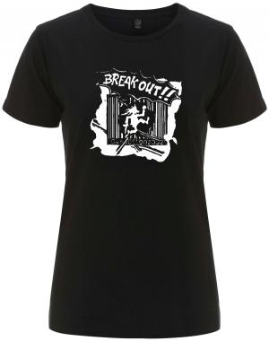 tailliertes Fairtrade T-Shirt: Break out!!