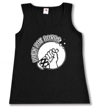 tailliertes Tanktop: Brew not Bombs