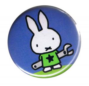 50mm Magnet-Button: Bunny