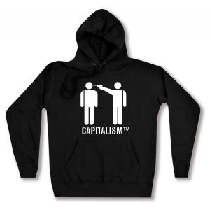 taillierter Kapuzen-Pullover: Capitalism [TM]