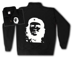 Sweat-Jacket: Che Guevara (weiß/schwarz)