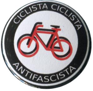 50mm Button: Ciclista Ciclista Antifascista