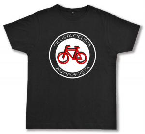 Fairtrade T-Shirt: Ciclista Ciclista Antifascista