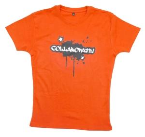 tailliertes T-Shirt: Collaborate