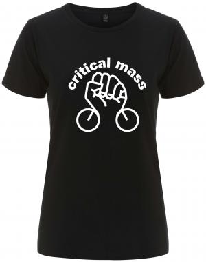tailliertes Fairtrade T-Shirt: Critical Mass