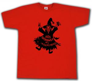 T-Shirt: Das Gespenst des Widerstands (rot)