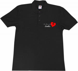 Polo-Shirt: Das Herz schlägt links