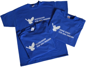 T-Shirt: Deine Stadt für den Frieden