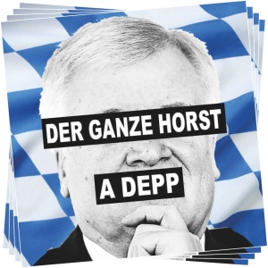 Aufkleber-Paket: Der ganze Horst a Depp