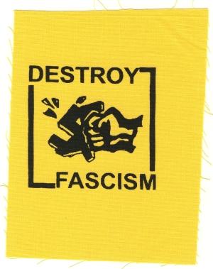 Aufnäher: Destroy Fascism
