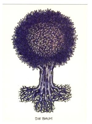 Postkarte: Die Baum