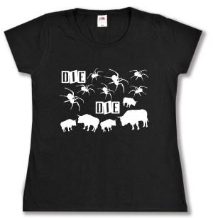 tailliertes T-Shirt: Die spinnen die Bullen